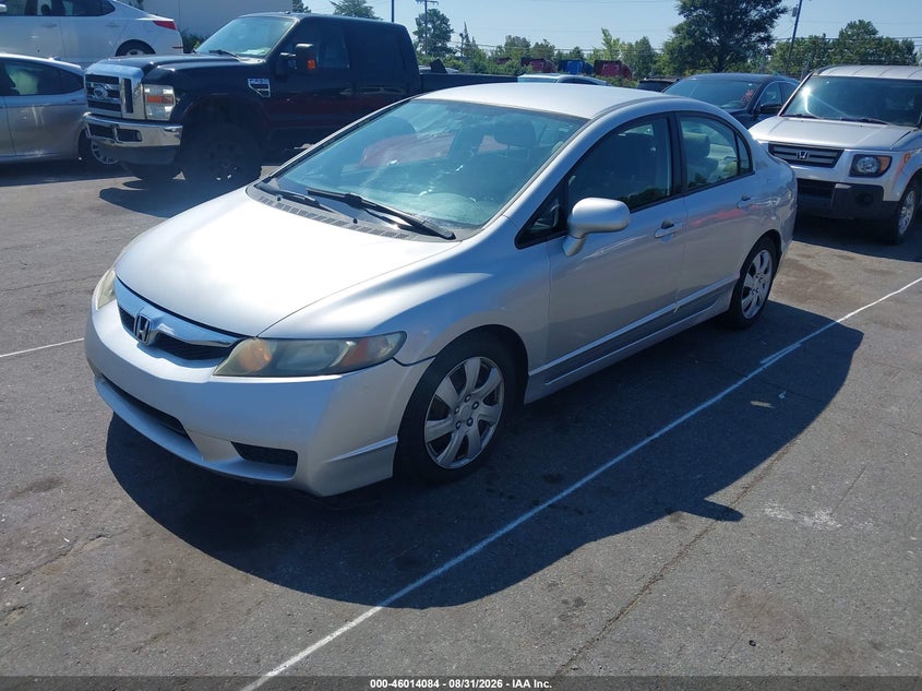 2010 Honda Civic, Обычный износ, IAAI, VIN 2HGFA1F59AH322473 — фото 2