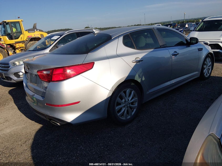 Vin: 5xxgm4a76fg443475, lot: 46513522, kia optima lx 20154