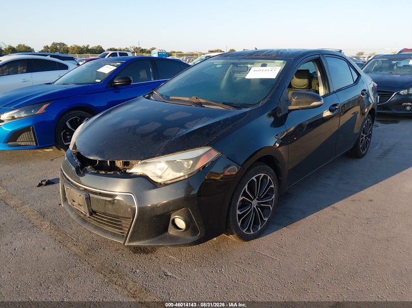 2015 Toyota Corolla, Обычный износ, IAAI, VIN 5YFBURHE6FP250536 — фото 2