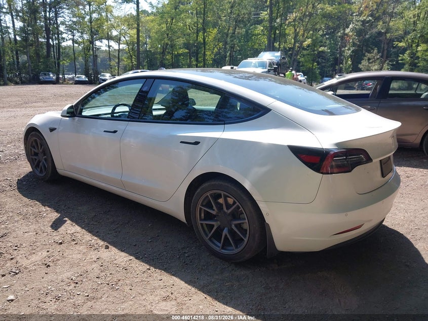 2021 TESLA MODEL 3 auction photo 3