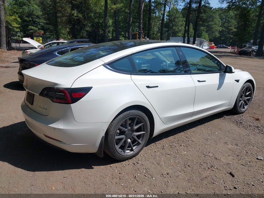 2021 TESLA MODEL 3 auction photo 4