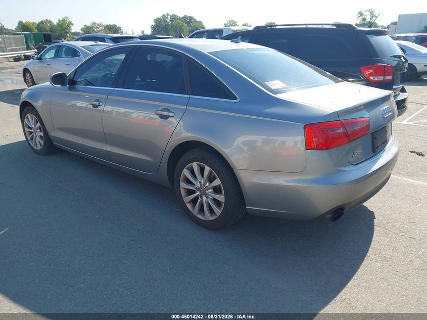 2014 AUDI A6 SEDAN 2.0L I-4 DI, DOHC, VVT, TURBO, PREMIUM , 220HP