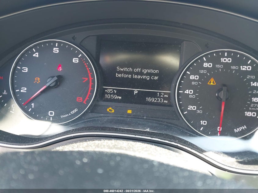 AUDI A6 2014 VIN WAUCFAFC9EN163143