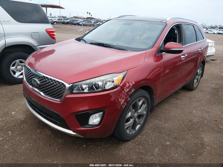 2016 Kia Sorento, Обычный износ, IAAI, VIN 5XYPK4A51GG185187 — фото 2