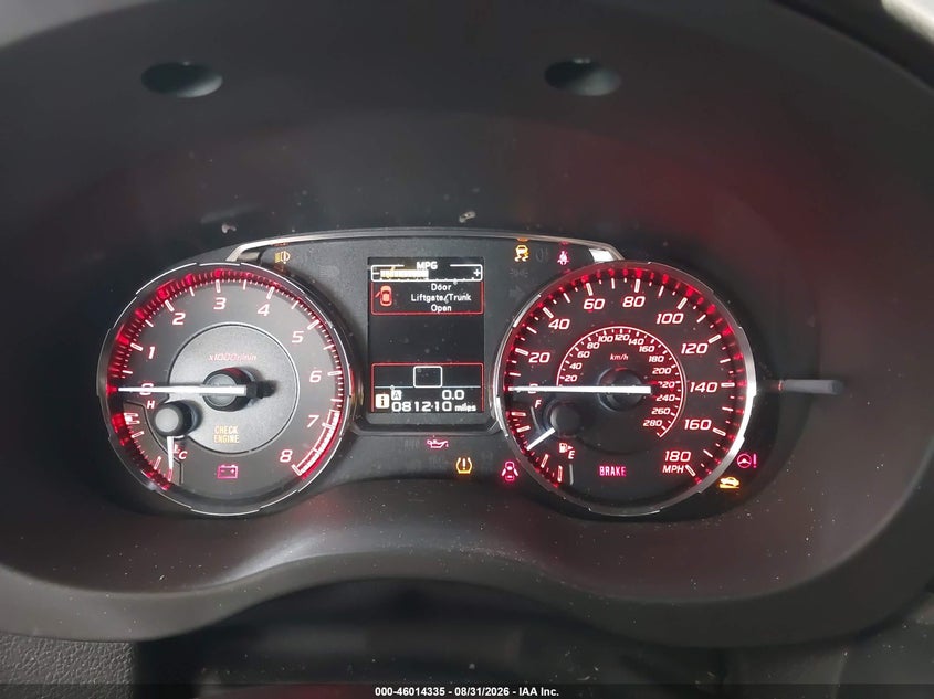 2015 SUBARU WRX auction photo 7