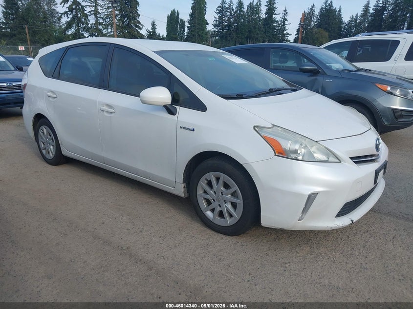 Vin: jtdzn3euxd3281640, lot: 46513731, toyota prius v three 2013 img_1