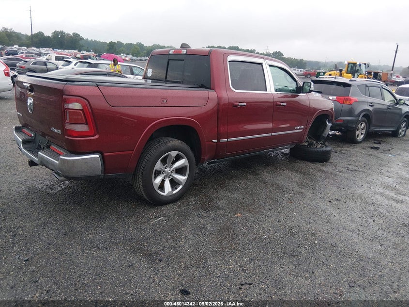 Vin: 1c6srfht3kn723516, lot: 46513733, ram 1500 limited  4x4 5'7 box 20194