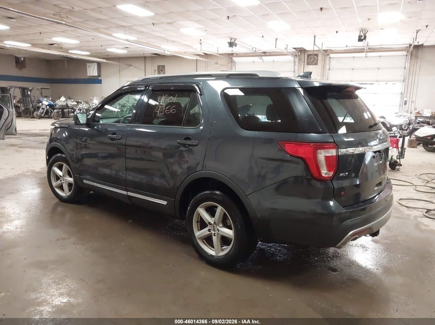 Vin: 1fm5k8d81hgd61668, lot: 46513757, ford explorer xlt 20173