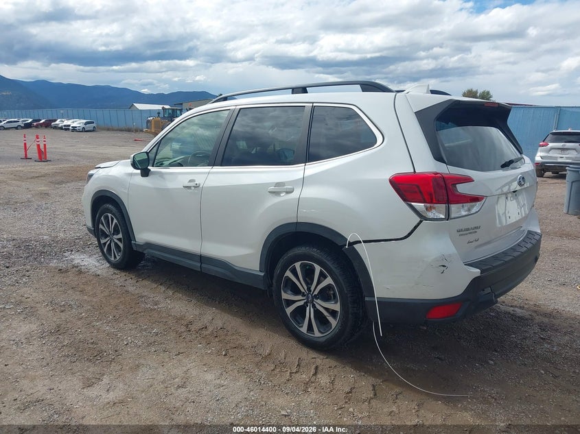 Vin: jf2skasc4mh463459, lot: 46513791, subaru forester limited 20213