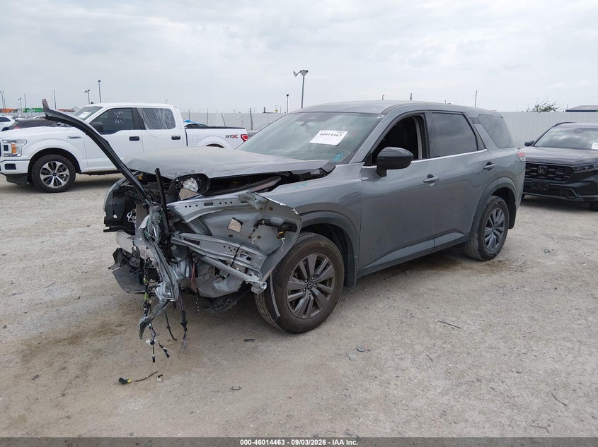 2025 Nissan Pathfinder S Fwd, Front End, IAAI, VIN 5N1DR3AA9SC234442 — photo 2