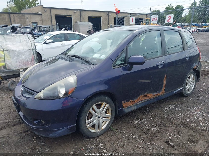 2008 HONDA FIT auction photo 2
