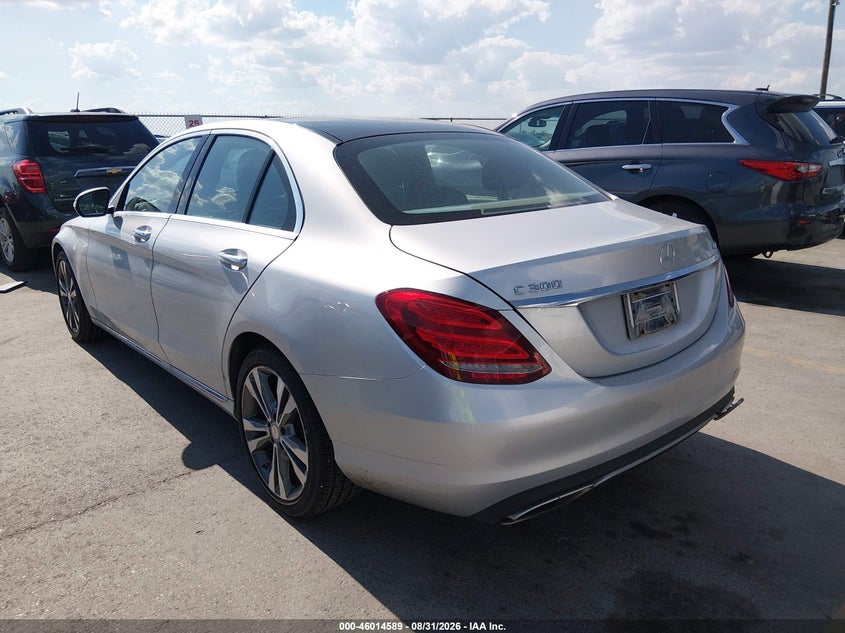 2015 MERCEDES-BENZ C 300 auction photo 3