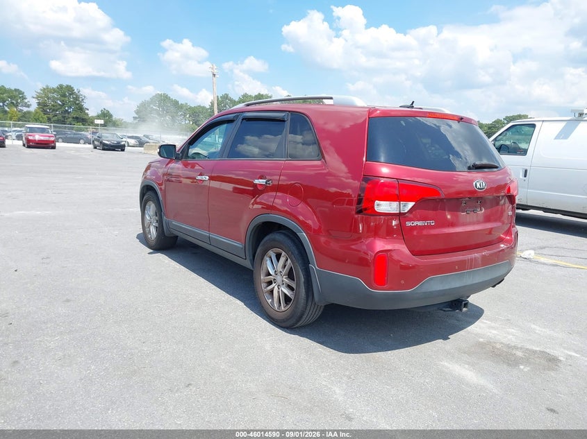 2014 KIA SORENTO auction photo 3