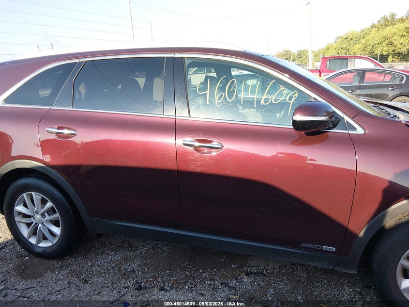 KIA SORENTO 2017 VIN 5XYPGDA50HG301501