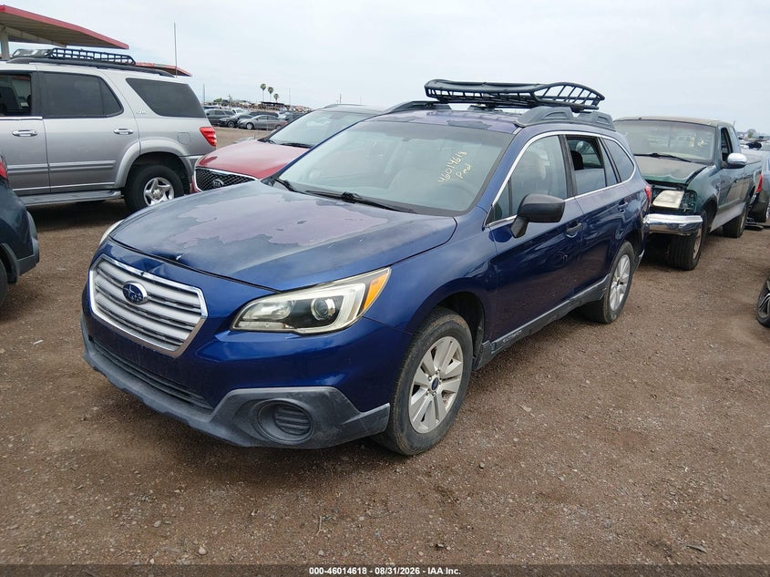 2017 Subaru Outback, Обычный износ, IAAI, VIN 4S4BSAACXH3220690 — фото 2