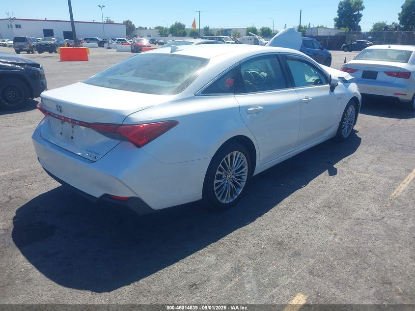 Vin: 4t1da1ab9mu004997, lot: 46514030, toyota avalon limited hybrid 20214