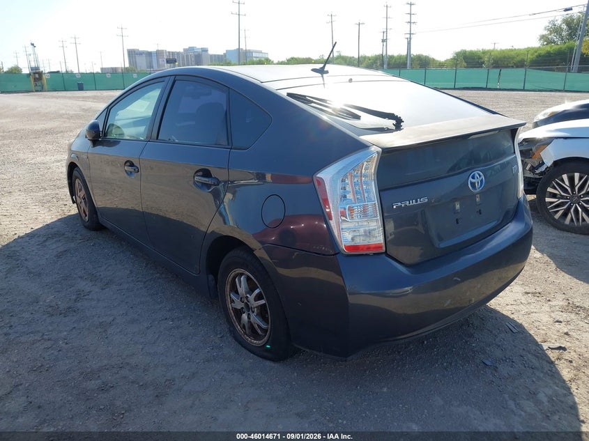 Vin: jtdkn3du7b0285887, lot: 46514062, toyota prius two 20113