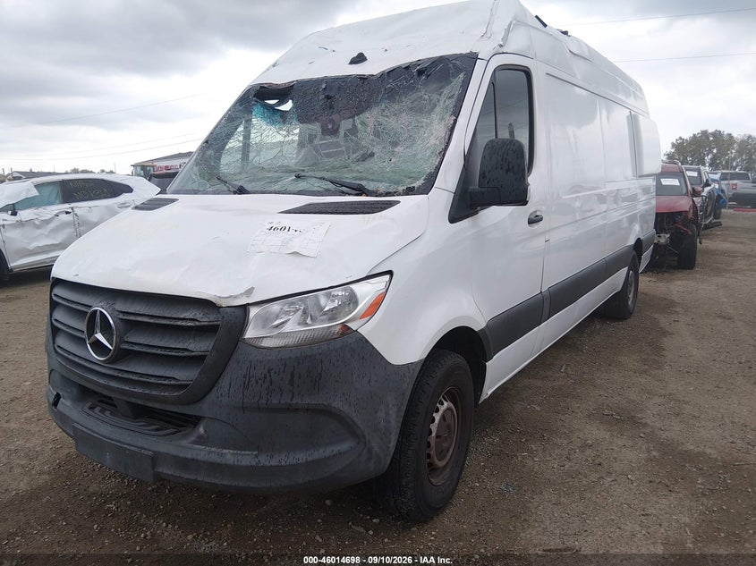 Vin: wd4pf1cd1kp147400, lot: 46514089, mercedes-benz sprinter 2500 high roof v6 20192