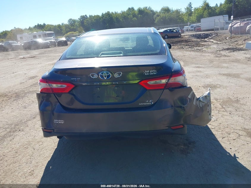 TOYOTA CAMRY HYBRID 2018 VIN 4T1B31HK8JU500909