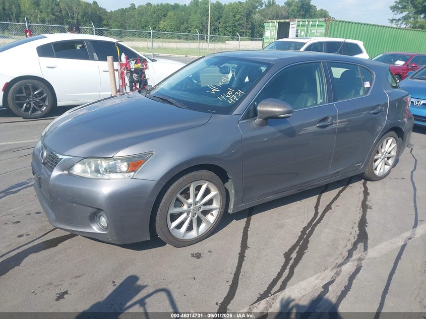 LEXUS CT 200H 2012 VIN JTHKD5BH0C2050921