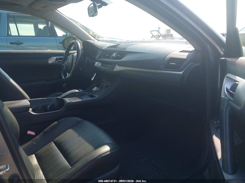 LEXUS CT 200H 2012 VIN JTHKD5BH0C2050921