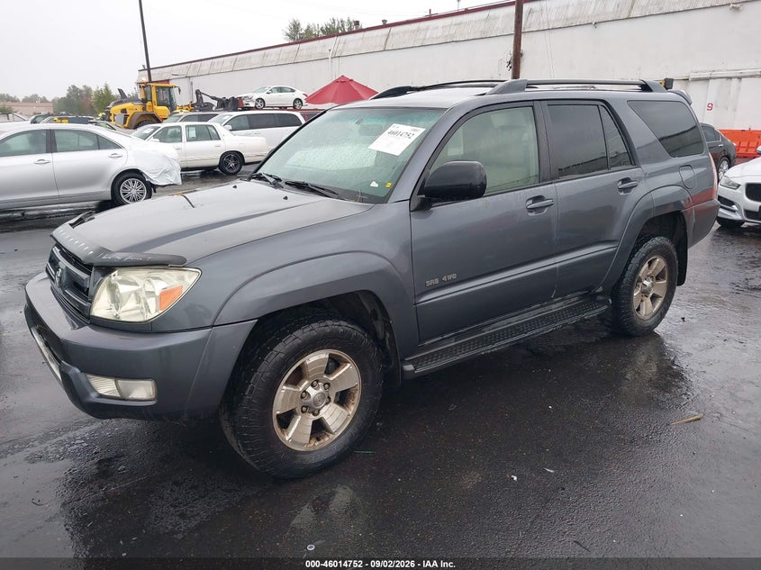 2003 TOYOTA 4RUNNER SPORT UTILITY VEHICLE 4.0L V-6 DOHC, VVT, PREMIUM , 245HP