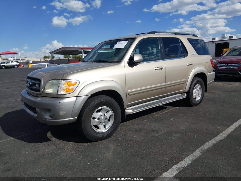 2004 TOYOTA SEQUOIA SPORT UTILITY VEHICLE 4.7L V-8 DOHC, 240HP