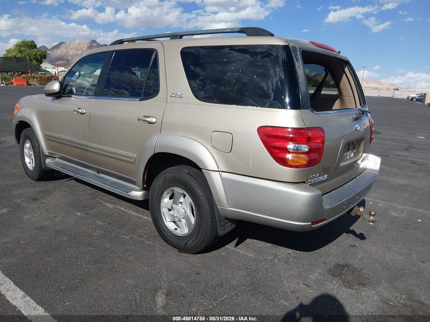 2004 TOYOTA SEQUOIA SPORT UTILITY VEHICLE 4.7L V-8 DOHC, 240HP