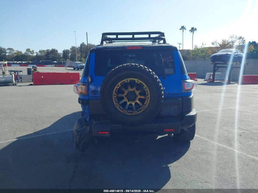 TOYOTA FJ CRUISER 2007 VIN JTEZU11F870004162