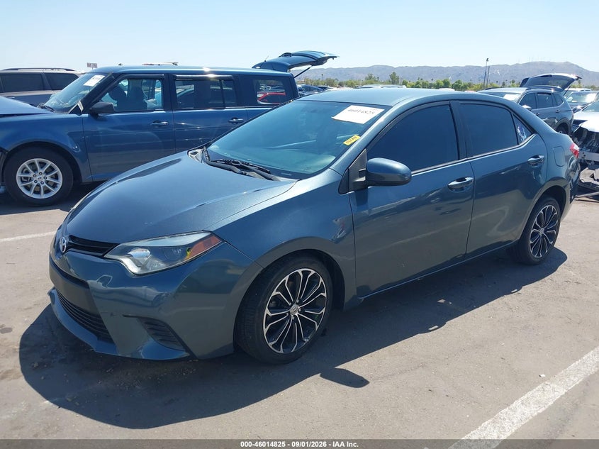 2014 Toyota Corolla, Ходовая, IAAI, VIN 5YFBURHEXEP060608 — фото 2