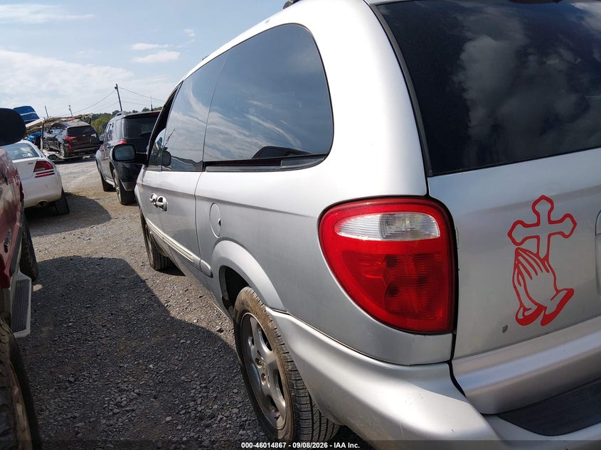 DODGE GRAND CARAVAN 2001 VIN 2B8GP54LX1R408973
