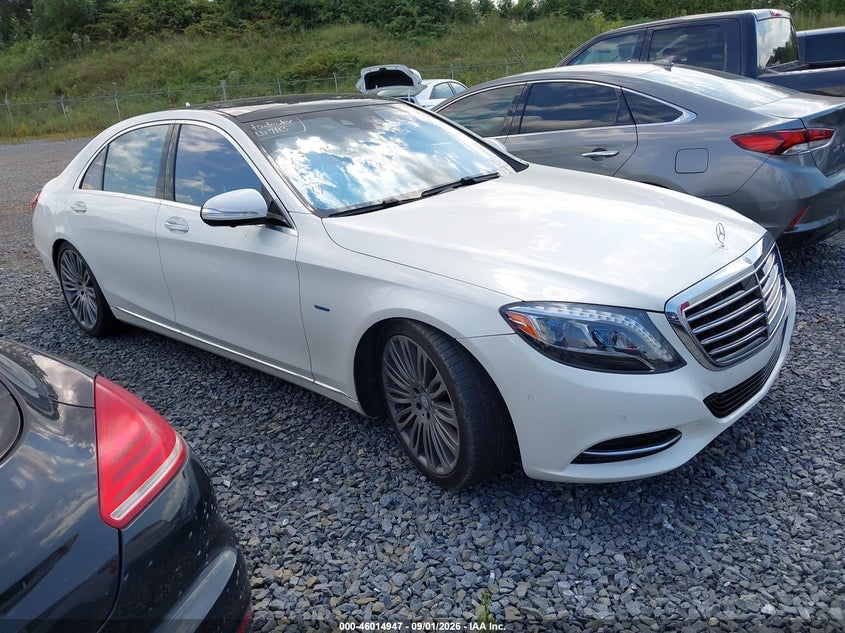 2017 MERCEDES-BENZ S 550E PLUG-IN HYBRID auction photo 1