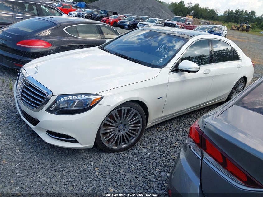 2017 MERCEDES-BENZ S 550E PLUG-IN HYBRID auction photo 2
