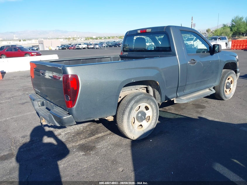 Vin: 1gcgtbf97b8111303, lot: 46514344, chevrolet colorado work truck 20114