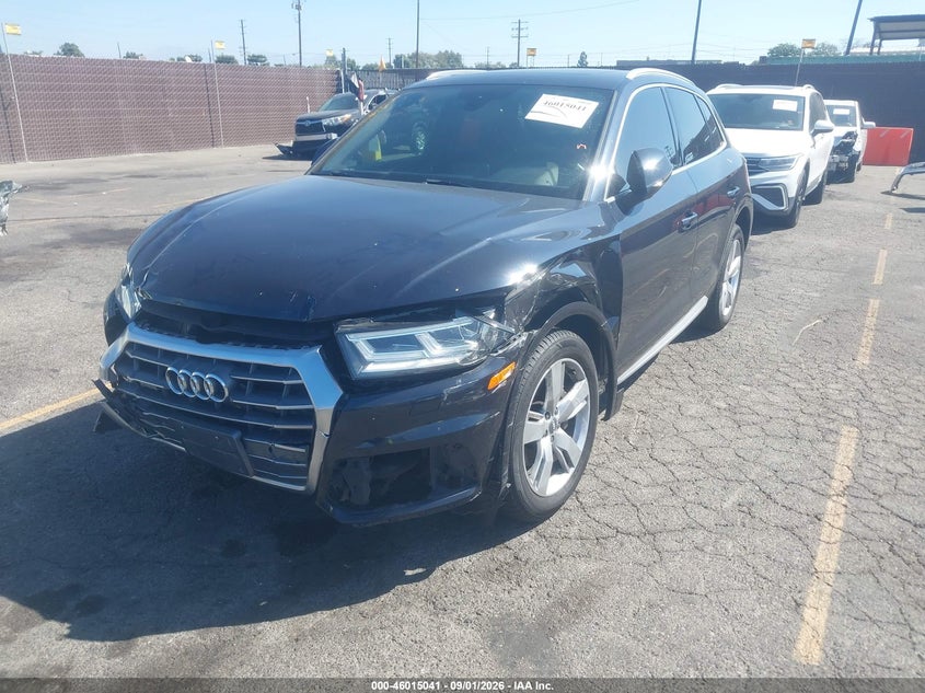 2018 Audi Q5, Удар спереду, IAAI, VIN WA1BNAFY1J2165147 — фото 2