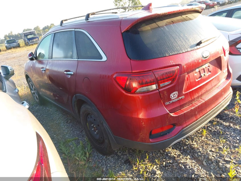 2019 KIA SORENTO auction photo 3
