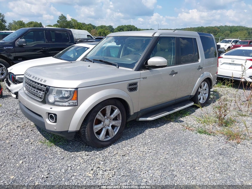 2016 LAND ROVER LR4 auction photo 2