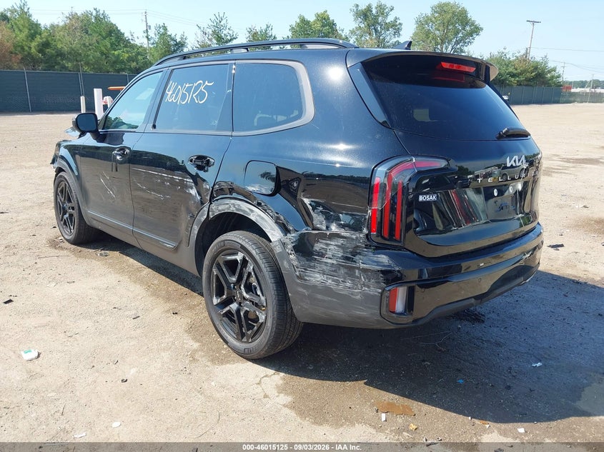 Vin: 5xyp3dgc5rg519291, lot: 46514516, kia telluride ex x-line 20243