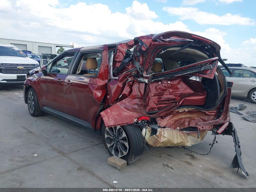 Vin: kndnc5h35r6445157, lot: 46514529, kia carnival mpv ex 20243