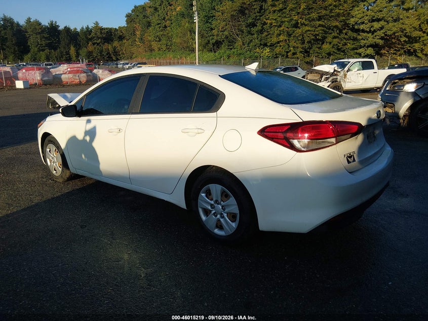 Vin: 3kpfk4a70je229889, lot: 46514610, kia forte lx 20183