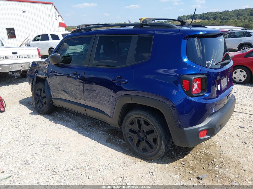 Vin: zaccjbab5jph73452, lot: 46514660, jeep renegade upland edition 4x4 20183