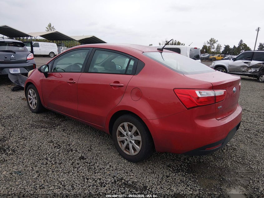 Vin: knadm4a30e6399547, lot: 46514662, kia rio lx 20143