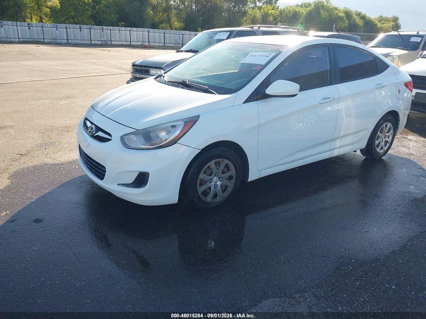 Vin: kmhct4ae5du331107, lot: 46514675, hyundai accent gls 20132