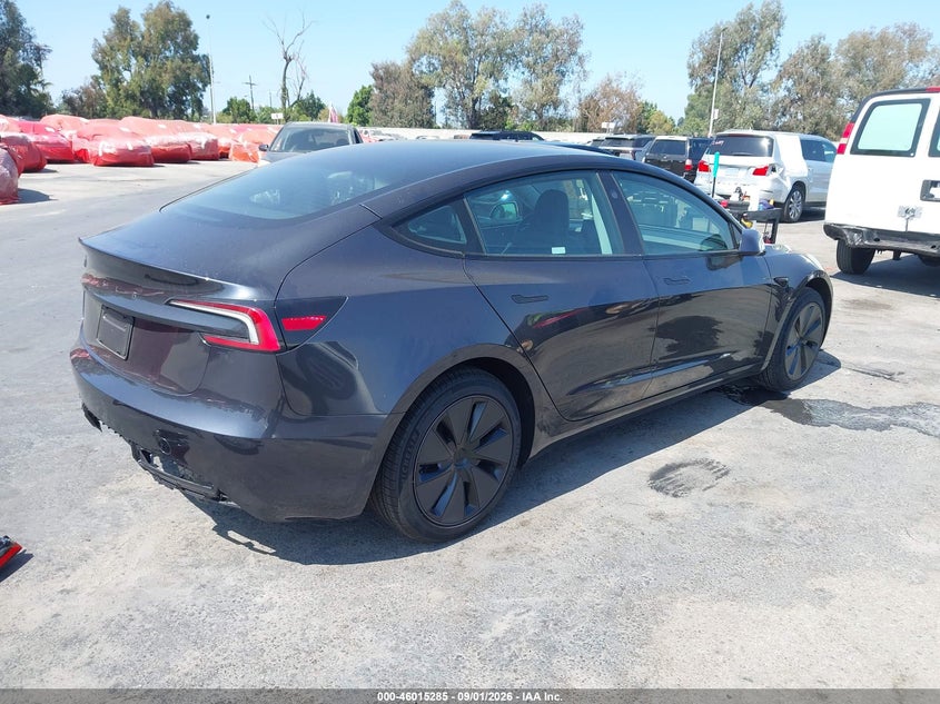 TESLA MODEL 3 2025 VIN 5YJ3E1EA5SF083368