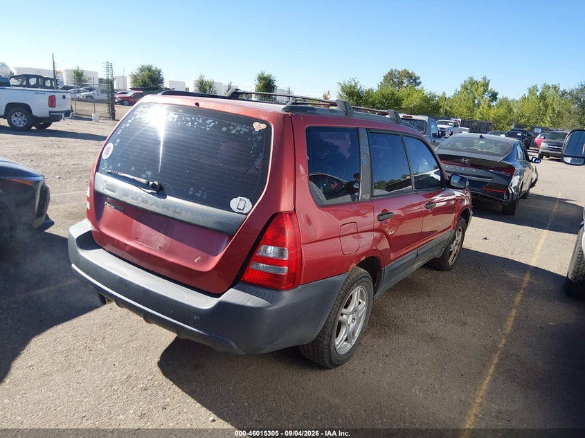 2003 SUBARU FORESTER auction photo 4