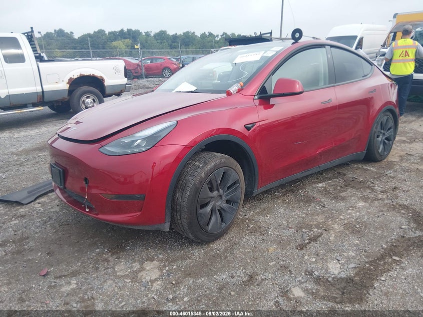 Vin: 7saygded7sa372957, lot: 46514736, tesla model y long range dual motor rear-wheel drive 20252