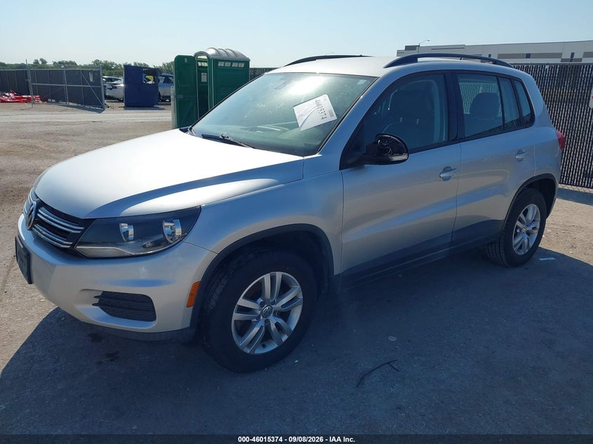 Vin: wvgav7ax0gw598331, lot: 46514765, volkswagen tiguan s 20162