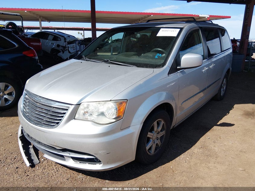 Vin: 2c4rc1bg2cr223309, lot: 46514806, chrysler town & country touring 20122