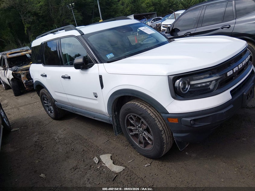 Vin: 3fmcr9b64mra73107, lot: 46514807, ford bronco sport big bend 2021 img_1