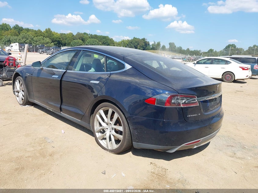 2013 TESLA MODEL S auction photo 3